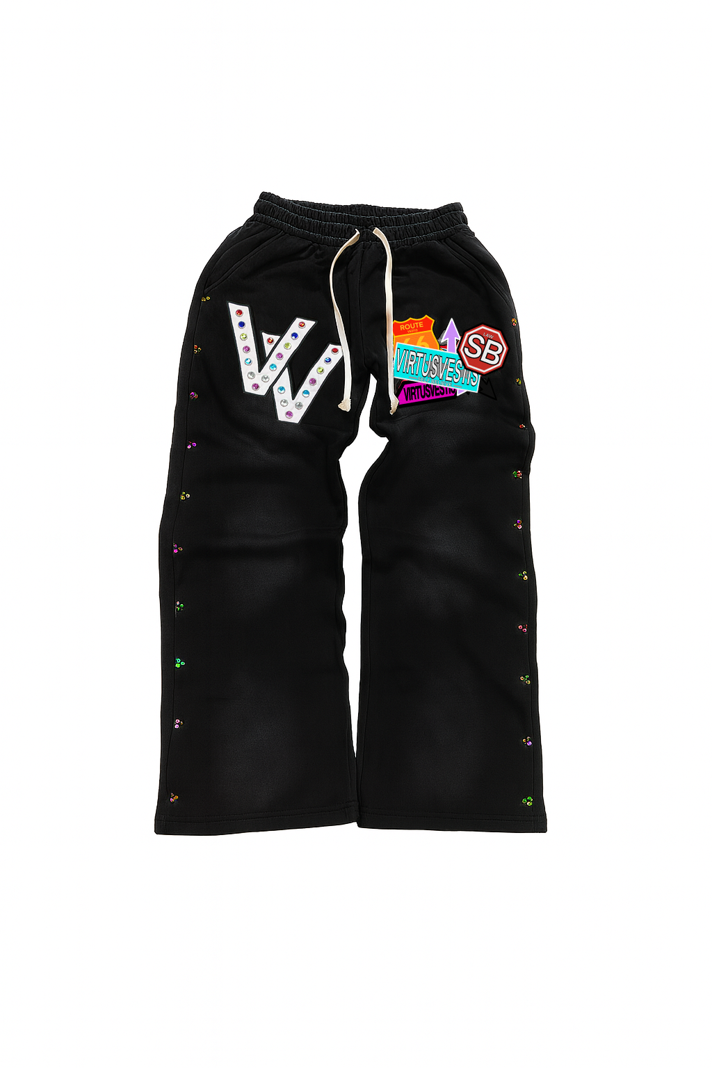 &quot;THE BELIEF&quot; Pants (Black)