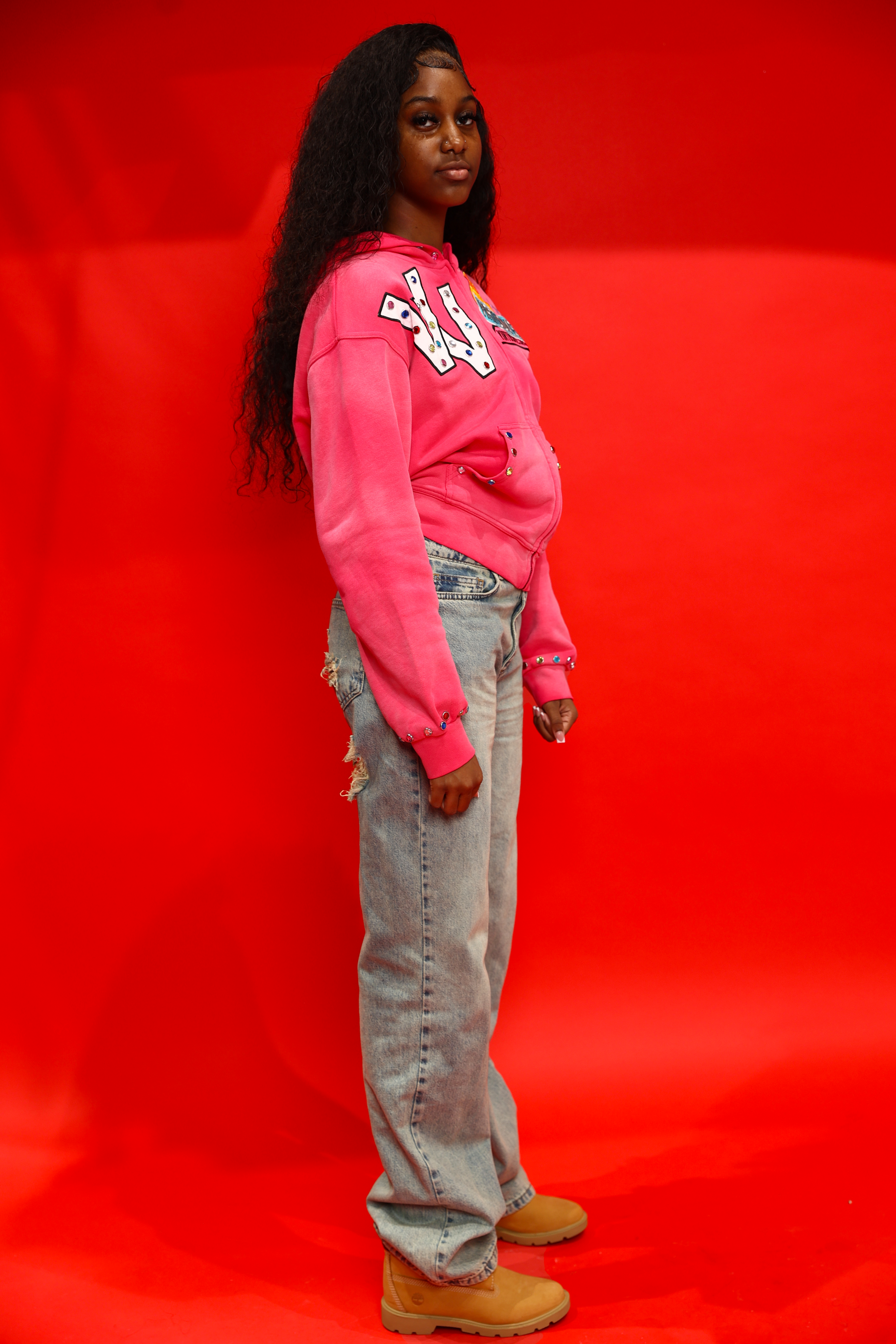 “THE BELIEF” Hoodie (Pink)