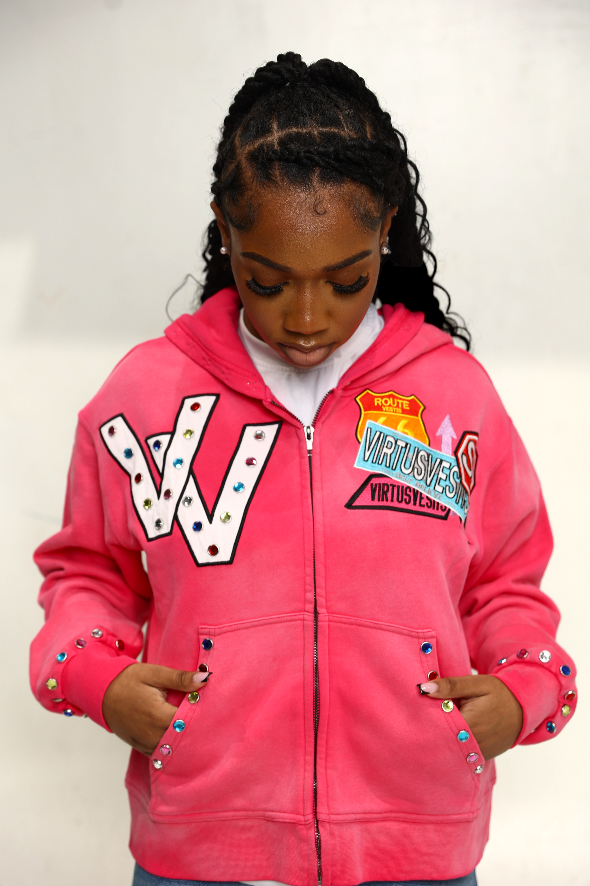 “THE BELIEF” Hoodie (Pink)